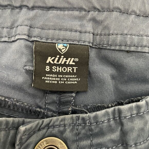 KUHL Nylon Blend Outdoor Hiking Active Pants Blue Women's size 8 Short - Picture 8 of 9